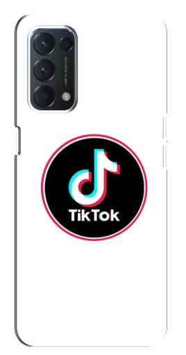 Силиконовый чехол с изображением "Лого Тик Ток" для Oppo Find X3 Lite