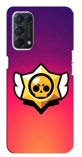 Чехол с картинкой "Логотип Brawl Stars" для Oppo Find X3 Lite