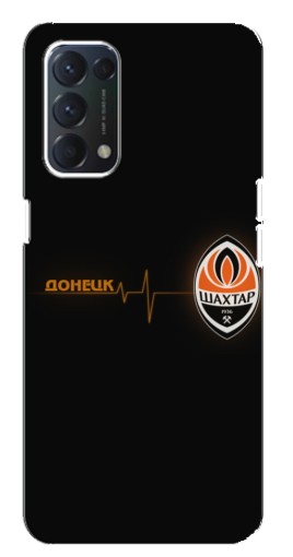 Силиконовый чехол с изображением "Шахтер в сердце" для Oppo Find X3 Lite