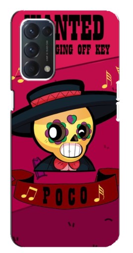Чехол с картинкой "WANTED POCO" для Oppo Find X3 Lite
