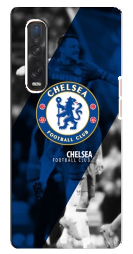 Силиконовый чехол с изображением "Club Chelsea" для Oppo Find X3 Pro