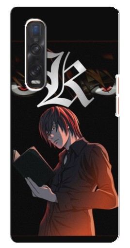 Чехол с принтом "Лайт Ягами Death Note" для Oppo Find X3 Pro