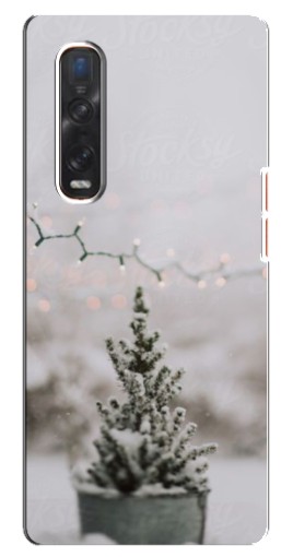 Чехол с печатью "Маленькая елка" для Oppo Find X3 Pro