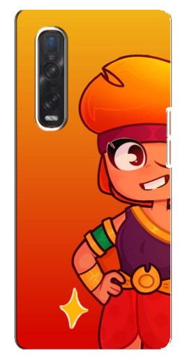 Силиконовый чехол с изображением "Мультяшная Амбер" для Oppo Find X3 Pro