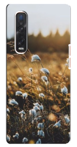 Чехол с принтом "Нежные полевые цветы" для Oppo Find X3 Pro