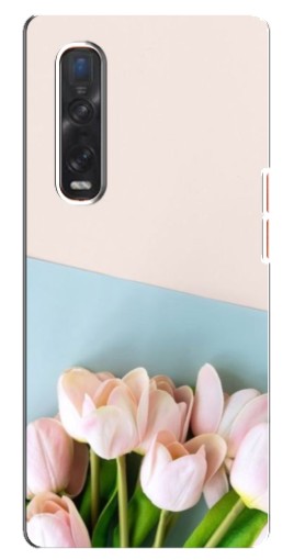 Чехол с принтом "Нежные тюльпаны" для Oppo Find X3 Pro