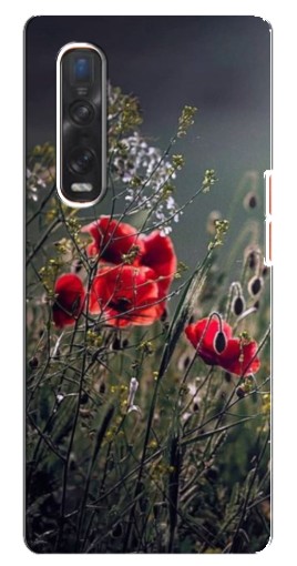 Чехол с печатью "Поле цветов" для Oppo Find X3 Pro