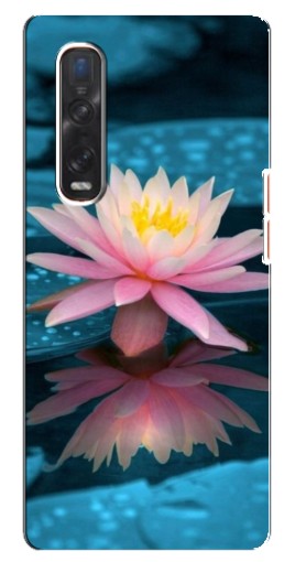 Чехол с картинкой "Водяная лилия" для Oppo Find X3 Pro
