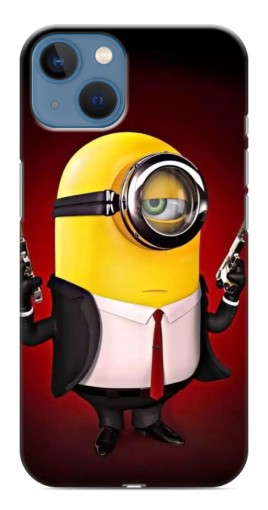 Чехол с картинкой "Агент Миньон" для iPhone 13