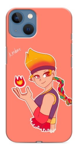 Чехол с принтом "Amber с огоньком" для iPhone 13