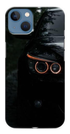 Чехол с картинкой "Черный БМВ" для iPhone 13