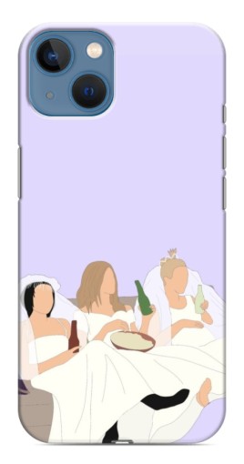 Силиконовый чехол с изображением "Девушки Друзья" для iPhone 13
