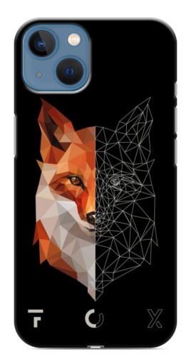Чехол с картинкой "Fox" для iPhone 13