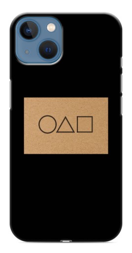 Силиконовый чехол с изображением "Карточка Кальмара" для iPhone 13