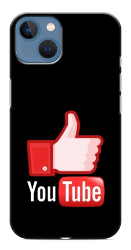 Чехол с картинкой "Лайк YouTube" для iPhone 13