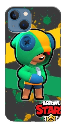 Силиконовый чехол с изображением "Leon Brawl Stars" для iPhone 13