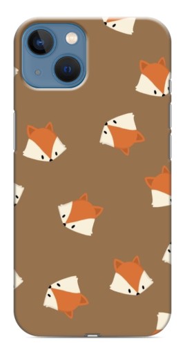Силиконовый чехол с изображением "Лисёнки" для iPhone 13