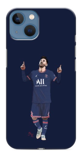 Чехол с картинкой "Месси в ПСЖ" для iPhone 13