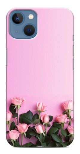 Силиконовый чехол с изображением "Нежные розы" для iPhone 13