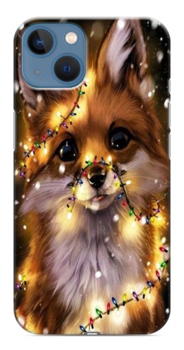 Силиконовый чехол с изображением "Новогодний лесенок" для iPhone 13