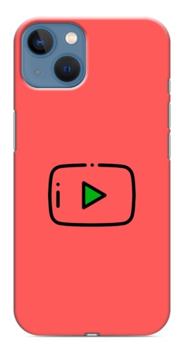 Чехол с печатью "Рисованная кнопка" для iPhone 13