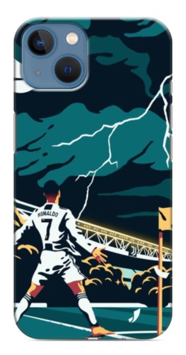 Силиконовый чехол с изображением "Ronaldo празднование" для iPhone 13
