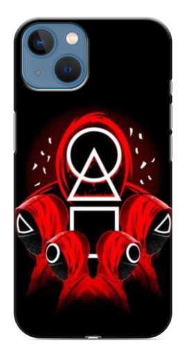 Силиконовый чехол с изображением "Солдаты с игры кальмара" для iPhone 13