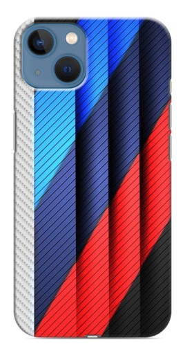 Чехол с печатью "Цвета лого БМВ" для iPhone 13
