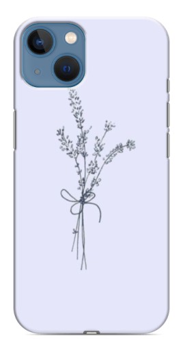 Чехол с печатью "Веточки лаванды" для iPhone 13