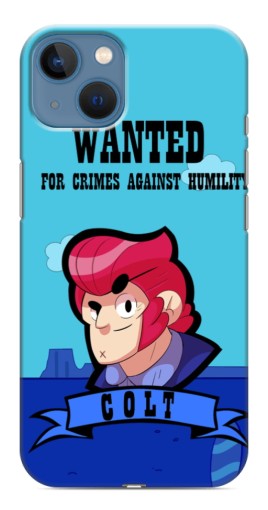 Чехол с картинкой "WANTED COLT" для iPhone 13