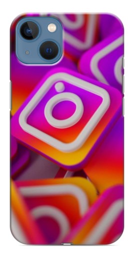 Чехол с печатью "Значки Инстаграм" для iPhone 13