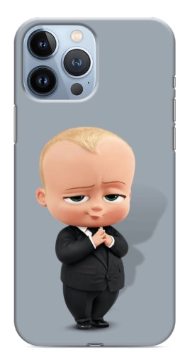 Силиконовый чехол с изображением «Деловой ребенок» для iPhone 13 Pro Max