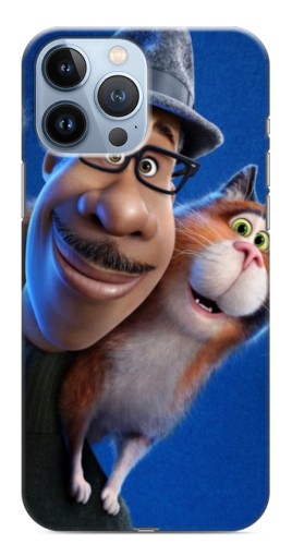 Силиконовый чехол с изображением «Джо и кот» для iPhone 13 Pro Max