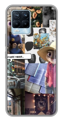 Силиконовый чехол с изображением «Коллаж Джуди» для Realme 8