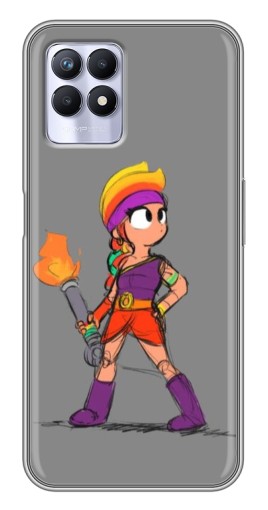 Чехол с печатью «Amber с факелом»  для Realme 8i