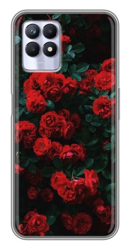 Чехол с печатью «Красные розы»  для Realme 8i