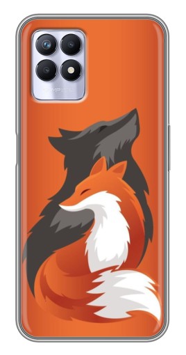 Чехол с картинкой «Лиса ART» для Realme 8i