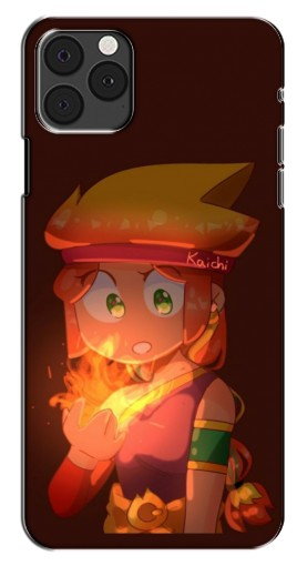 Чехол с картинкой «Amber с огнем» для iPhone 13 Pro