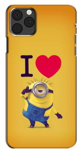 Чехол с картинкой «I Love Minion» для iPhone 13 mini