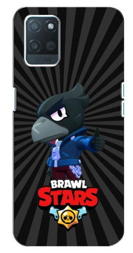 Чехол с картинкой «Crow Brawl Stars» для Realme 8