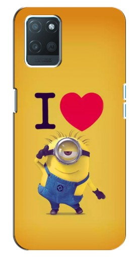 Чехол с печатью «I Love Minion»  для Realme 8