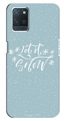 Чехол с печатью «Let it Snow»  для Realme 8