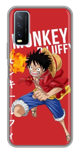 Чехол с принтом "Атакующий D Luffy" для ViVO Y20