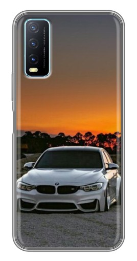 Чехол с картинкой "BMW белая" для ViVO Y20