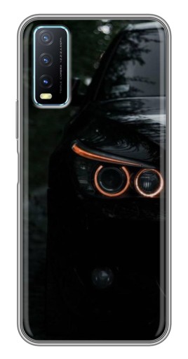 Чехол с печатью "Черный БМВ" для ViVO Y20