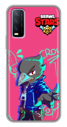Чехол с печатью "Crow Asassin" для ViVO Y20