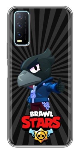 Чехол с печатью "Crow Brawl Stars" для ViVO Y20