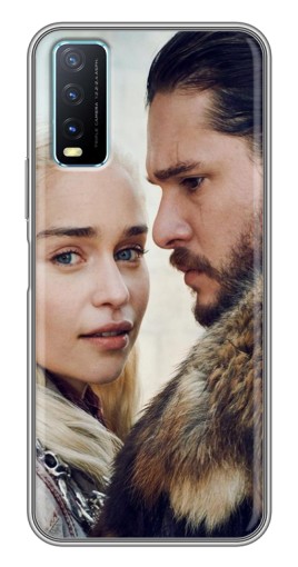 Чехол с печатью "Дейнерис и Сноу" для ViVO Y20