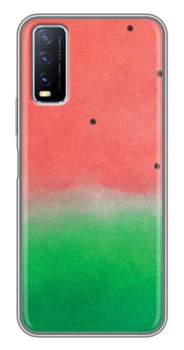 Чехол с картинкой "Дизайн арбуза" для ViVO Y20
