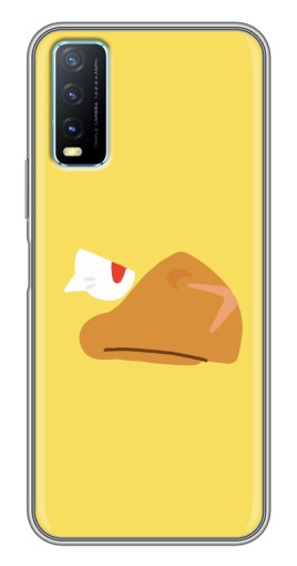 Чехол с принтом "Gold Crow" для ViVO Y20